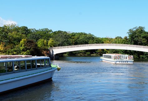 大沼公園　遊覽船